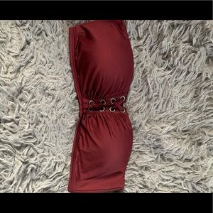 Super cute strapless bikini top!